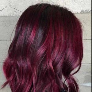 Red Burgundy Warna Rambut Yang Bagus Untuk Rambut Pendek Sebahu