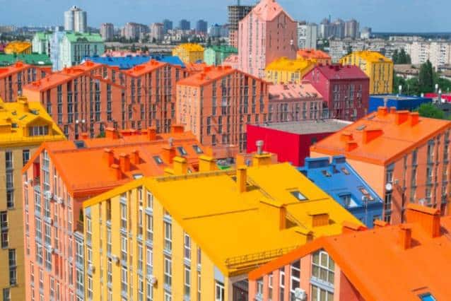Apartemen Colorful Terrace, Kiev-Ukraina